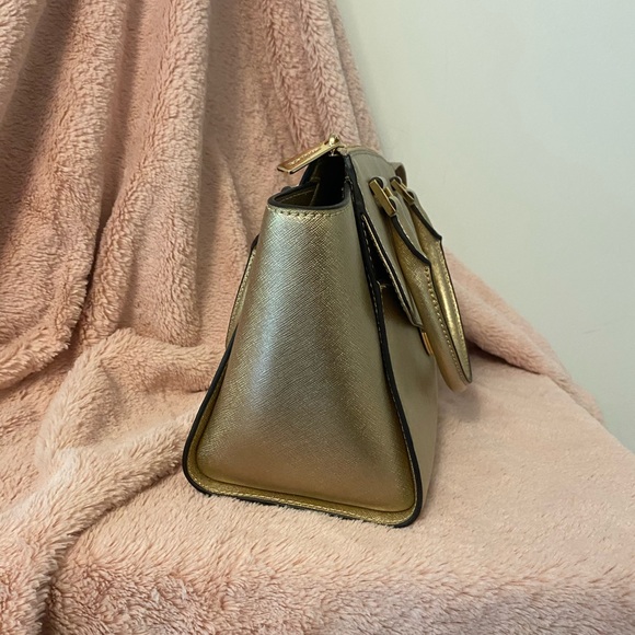 Gold Michael Kors Satchel - Picture 2 of 5